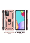 Samsung Galaxy A33 5G Kılıf Sofya Yüzüklü Silikon Kapak - Rose