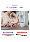 Samsung Galaxy A33 5G Kılıf Sofya Yüzüklü Silikon Kapak - Rose