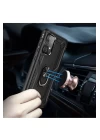 Samsung Galaxy A33 5G Kılıf Sofya Yüzüklü Silikon Kapak - Siyah