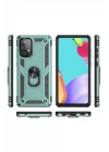 Samsung Galaxy A33 5G Kılıf Sofya Yüzüklü Silikon Kapak - Yeşil