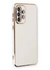 Samsung Galaxy A33 5G Kılıf Volet Silikon - Beyaz