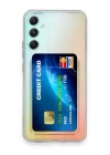Samsung Galaxy A34 5G Kılıf Kart Şeffaf Silikon - Şeffaf