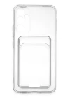 Samsung Galaxy A34 5G Kılıf Kart Şeffaf Silikon - Şeffaf
