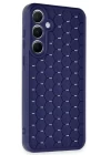 Samsung Galaxy A35 5G Kılıf Petek Silikon Kapak - Lacivert