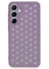Samsung Galaxy A35 5G Kılıf Petek Silikon Kapak - Lila