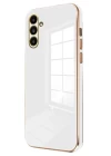 Samsung Galaxy A35 5G Kılıf Volet Silikon - Beyaz