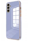 Samsung Galaxy A35 5G Kılıf Volet Silikon - Mavi