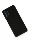Samsung Galaxy A52 Kılıf Nano içi Kadife Silikon - Siyah