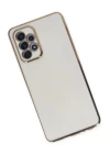 Samsung Galaxy A52 Kılıf Volet Silikon - Beyaz