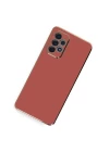 Samsung Galaxy A52 Kılıf Volet Silikon - Kırmızı