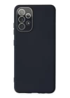 Samsung Galaxy A53 5G Kılıf Lansman Glass Kapak - Lacivert