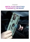 Samsung Galaxy A53 5G Kılıf Sofya Yüzüklü Silikon Kapak - Yeşil