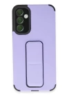Samsung Galaxy A54 5G Kılıf Mega Standlı Silikon - Lila