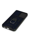 Samsung Galaxy A54 5G Kılıf Pars Lens Yüzüklü Silikon - Lacivert