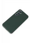Samsung Galaxy A55 5G Kılıf First Silikon - Koyu Yeşil