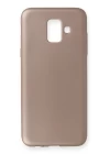 Samsung Galaxy A6 2018 Kılıf First Silikon - Rose Gold