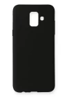 Samsung Galaxy A6 2018 Kılıf First Silikon - Siyah