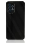 Samsung Galaxy A72 Kılıf Glass Kapak - Siyah
