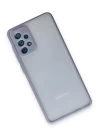 Samsung Galaxy A72 Kılıf Montreal Silikon Kapak - Gri