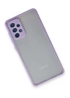 Samsung Galaxy A72 Kılıf Montreal Silikon Kapak - Mor
