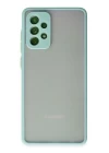 Samsung Galaxy A72 Kılıf Montreal Silikon Kapak - Turkuaz