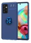 Samsung Galaxy A72 Kılıf Range Yüzüklü Silikon - Mavi