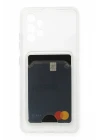 Samsung Galaxy A73 5G Kılıf Kart Şeffaf Silikon - Şeffaf