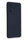 Samsung Galaxy A73 5G Kılıf Nano içi Kadife Silikon - Lacivert