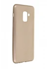 Samsung Galaxy A8 2018 Kılıf First Silikon - Gold