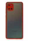 Samsung Galaxy A81 / Note 10 Lite Kılıf Montreal Silikon Kapak - Kırmızı