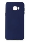 Samsung Galaxy C5 Pro Kılıf First Silikon - Lacivert