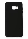 Samsung Galaxy C7 Pro Kılıf First Silikon - Siyah