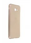 Samsung Galaxy J4 Plus Kılıf First Silikon - Gold