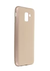 Samsung Galaxy J6 Kılıf First Silikon - Gold