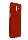 Samsung Galaxy J6 Plus Kılıf First Silikon - Bordo
