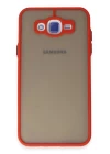 Samsung Galaxy J7 Kılıf Montreal Silikon Kapak - Kırmızı