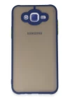 Samsung Galaxy J7 Kılıf Montreal Silikon Kapak - Lacivert
