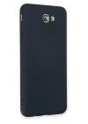 Samsung Galaxy J7 Prime Kılıf Nano içi Kadife Silikon - Lacivert