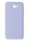 Samsung Galaxy J7 Prime Kılıf Nano içi Kadife Silikon - Lila