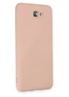 Samsung Galaxy J7 Prime Kılıf Nano içi Kadife Silikon - Pudra