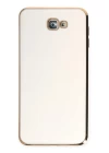 Samsung Galaxy J7 Prime Kılıf Volet Silikon - Beyaz