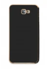 Samsung Galaxy J7 Prime Kılıf Volet Silikon - Siyah