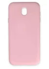 Samsung Galaxy J7 Pro / J730 Kılıf Nano içi Kadife Silikon - Pudra