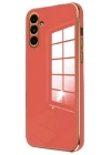 Samsung Galaxy M15 Kılıf Volet Silikon - Kırmızı