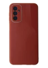 Samsung Galaxy M23 Kılıf Glass Kapak - Bordo