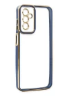 Samsung Galaxy M23 Kılıf Liva Lens Silikon - Mavi