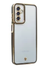 Samsung Galaxy M23 Kılıf Liva Lens Silikon - Siyah