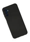 Samsung Galaxy M23 Kılıf Nano içi Kadife Silikon - Siyah