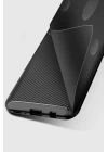Samsung Galaxy M30S Kılıf Auto Focus Karbon Kapak - Kahverengi