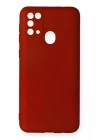Samsung Galaxy M31 Kılıf First Silikon - Bordo